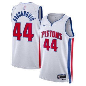Dres Detroit Pistons Bojan Bogdanovic 44 Nike 2022-23 Association Edition Bijela Swingman